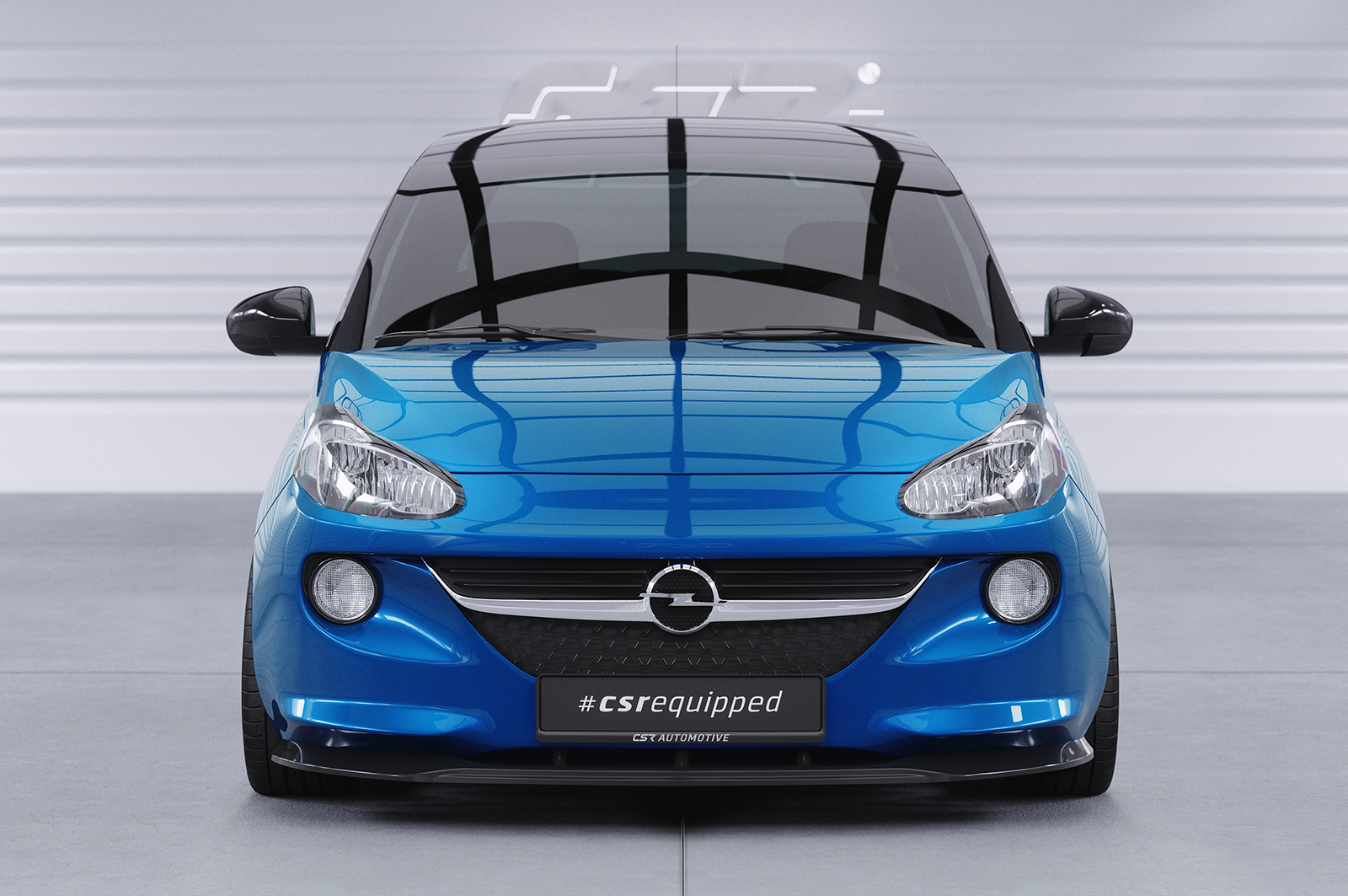 Lame de parechoc avant pour Opel Adam (11/2012-05/2019) - Fabriqué en ABS (6 finitions au choix)