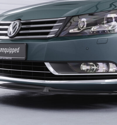 Lame de parechoc avant pour VW Passat B7  (2010-2015) - Fabriqué en ABS (6 finitions au choix)