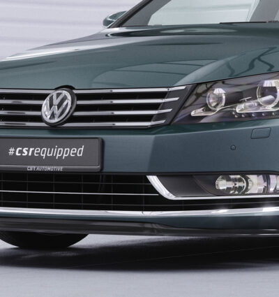Lame de parechoc avant pour VW Passat B7 (2010-2015) - Fabriqué en ABS (6 finitions au choix)