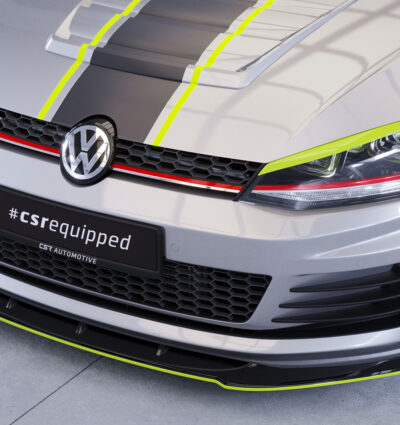 Lame de parechoc avant pour VW Golf 7 GTI / GTD préfacelift (04/2013-2017) - Fabriqué en ABS (6 finitions au choix)