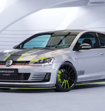 Lame de parechoc avant pour VW Golf 7 GTI / GTD préfacelift (04/2013-2017) - Fabriqué en ABS (6 finitions au choix)