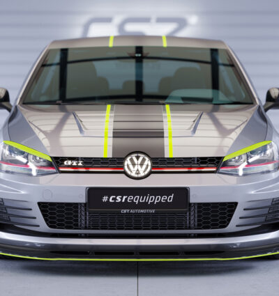 Lame de parechoc avant pour VW Golf 7 GTI / GTD préfacelift (04/2013-2017) - Fabriqué en ABS (6 finitions au choix)