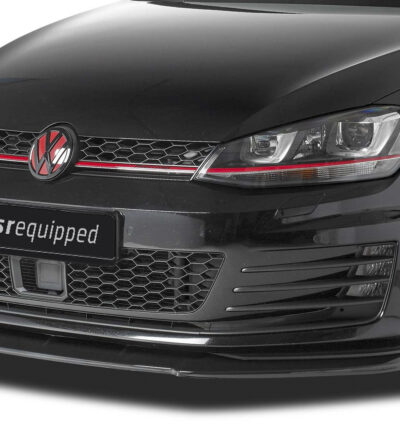 Lame de parechoc avant pour VW Golf 7 GTI / GTD préfacelift (04/2013-2017) - Fabriqué en ABS (6 finitions au choix)