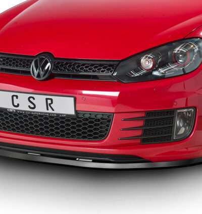Lame de parechoc avant pour VW Golf VI GTI / GTD (2008-2012) - Fabriqué en ABS (6 finitions au choix)
