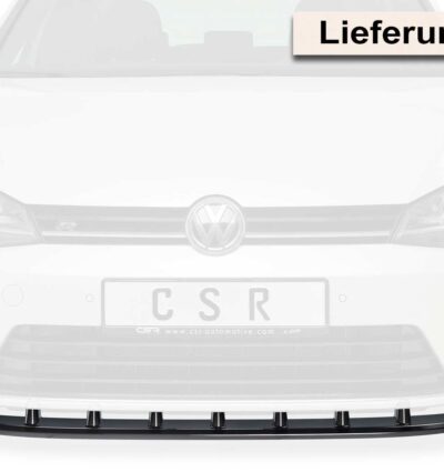 Lame de parechoc avant pour VW Golf 7 R préfacelift (2013-2017) - Fabriqué en ABS (6 finitions au choix)