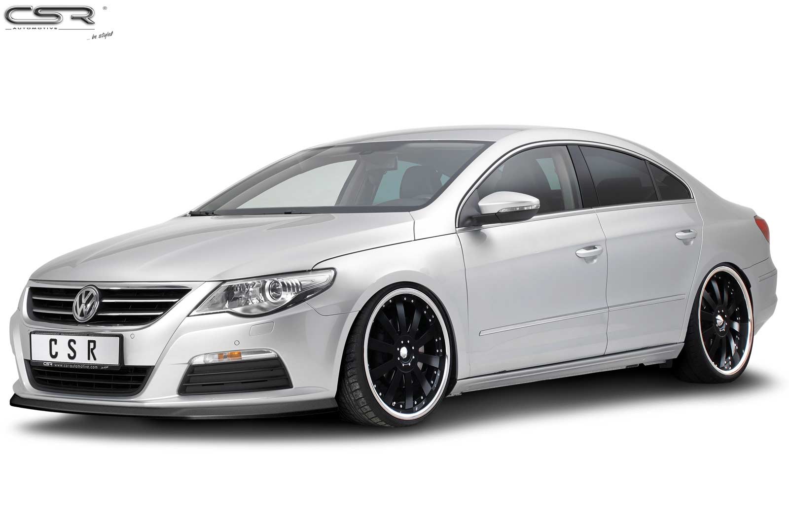 Lame de parechoc avant pour VW Passat CC préfacelift (2008-02/2012) - Fabriqué en ABS (6 finitions au choix)