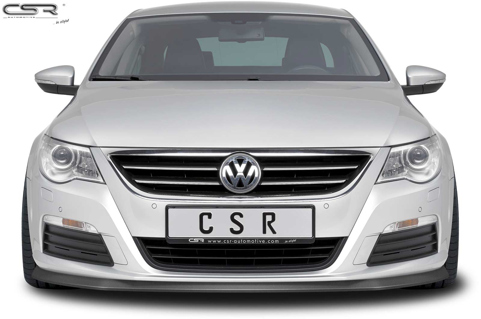 Lame de parechoc avant pour VW Passat CC préfacelift (2008-02/2012) - Fabriqué en ABS (6 finitions au choix)