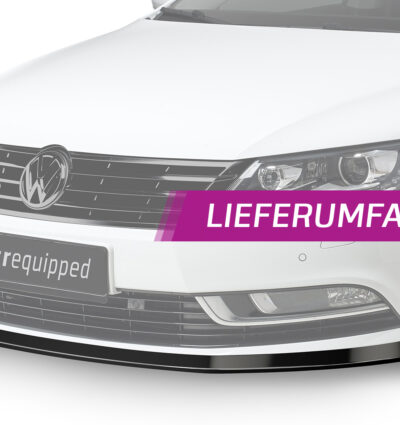 Lame de parechoc avant pour VW CC facelift (Passat CC) (02/2012-11/2016) - Fabriqué en ABS (6 finitions au choix)