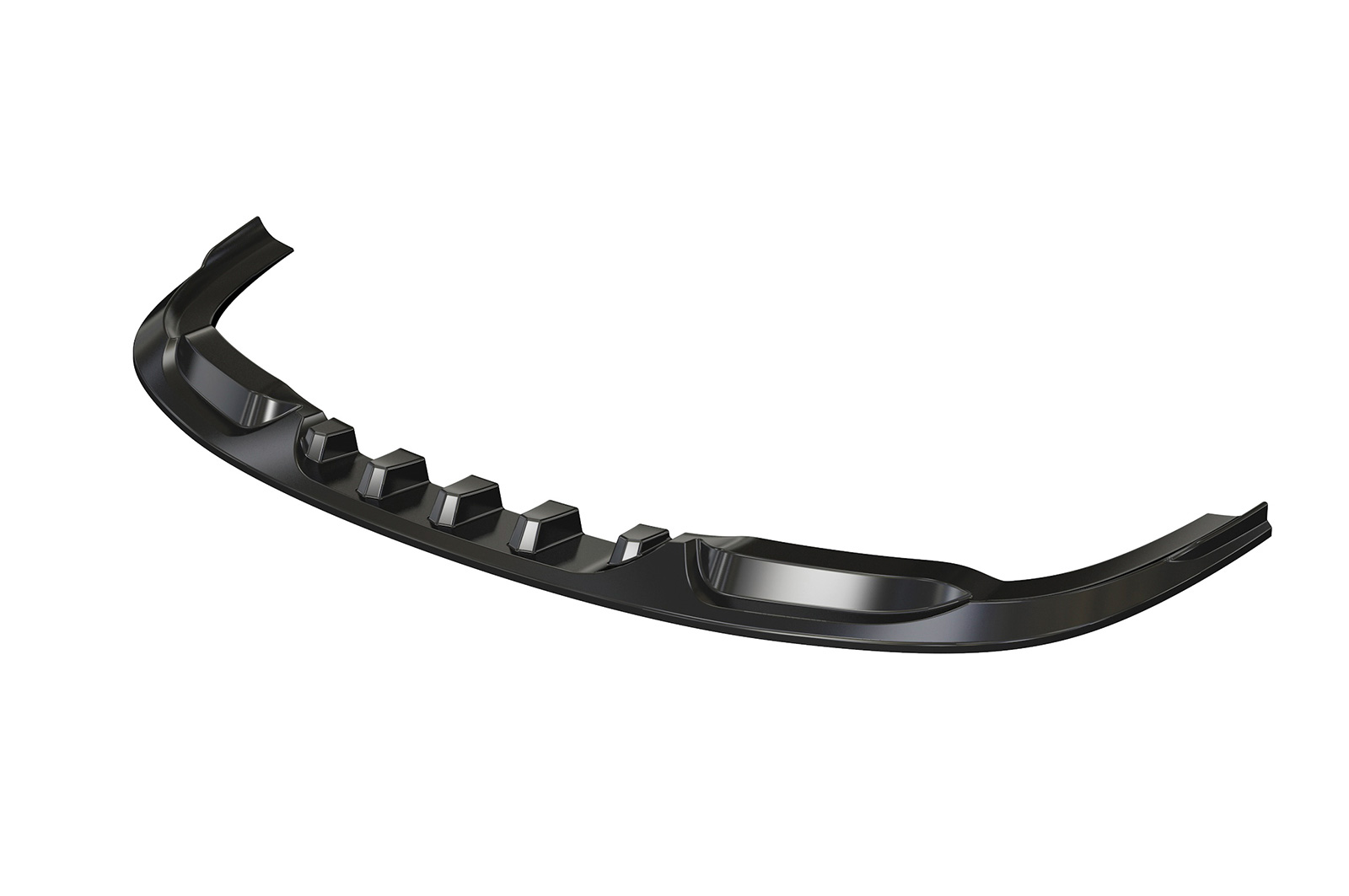 Lame de parechoc avant pour VW Passat B6 R36 (01/2008-07/2010) - Fabriqué en ABS (6 finitions au choix)