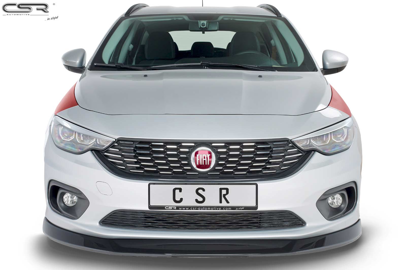 Lame de parechoc avant pour Fiat Tipo (Typ 356) (depuis 2015) - Fabriqué en ABS (6 finitions au choix)