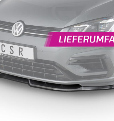 Lame de parechoc avant pour VW Golf 7 R facelift (depuis 2017) - Fabriqué en ABS (6 finitions au choix)