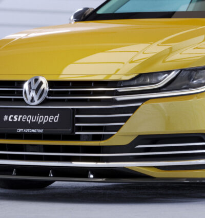 Lame de parechoc avant pour VW Arteon (2017-06/2020) - Fabriqué en ABS (6 finitions au choix)