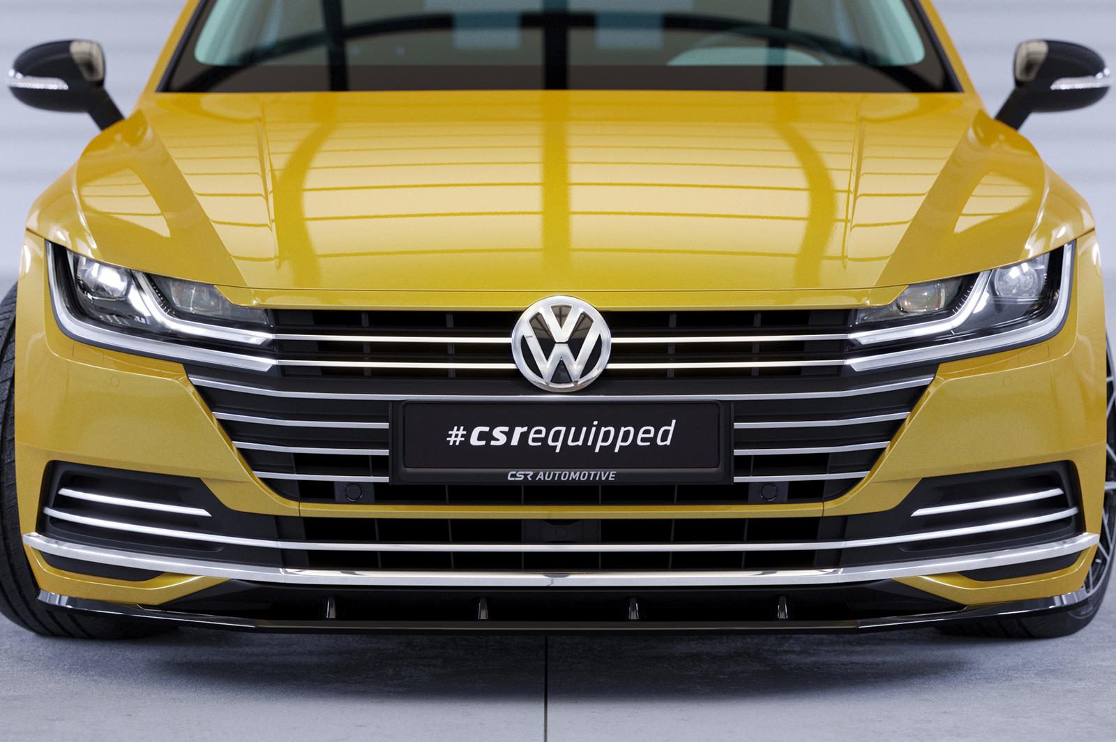Lame de parechoc avant pour VW Arteon (2017-06/2020) - Fabriqué en ABS (6 finitions au choix)