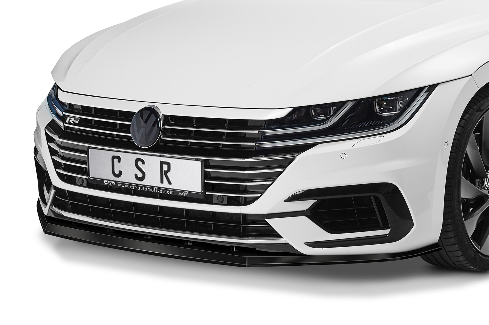 Lame de parechoc avant pour VW Arteon R-Line (2017-06/2020) - Fabriqué en ABS (6 finitions au choix)
