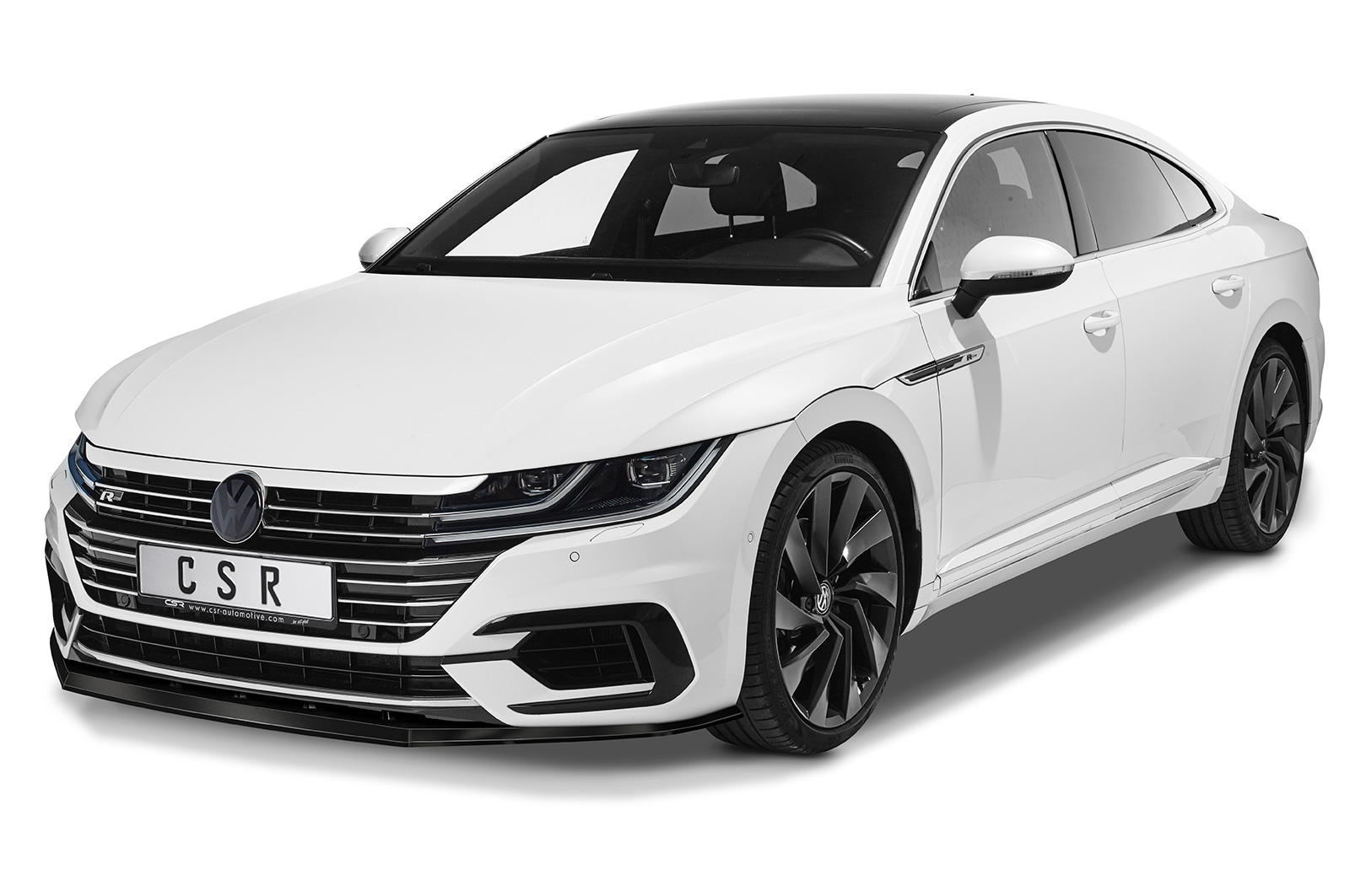 Lame de parechoc avant pour VW Arteon R-Line (2017-06/2020) - Fabriqué en ABS (6 finitions au choix)