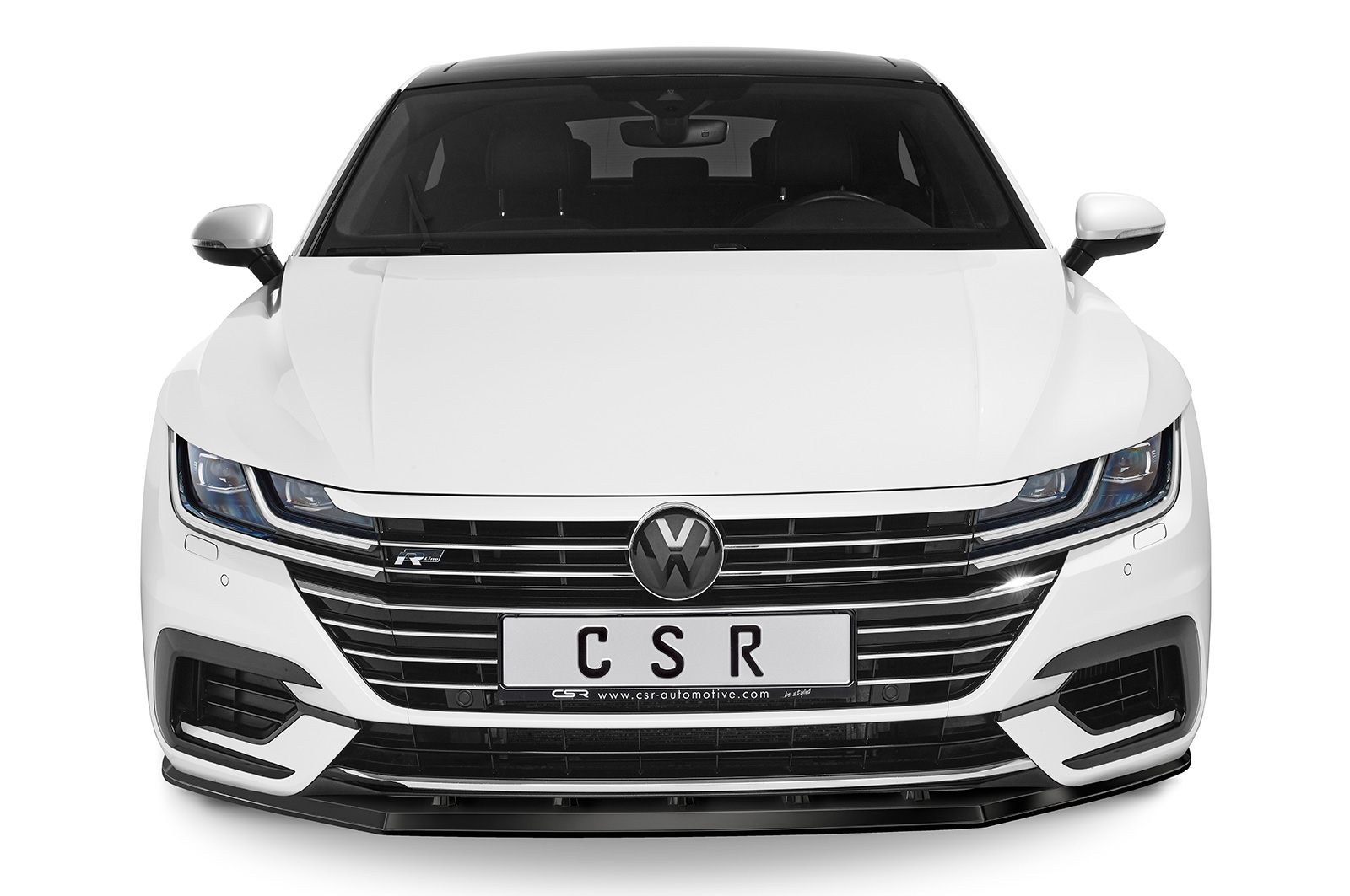 Lame de parechoc avant pour VW Arteon R-Line (2017-06/2020) - Fabriqué en ABS (6 finitions au choix)