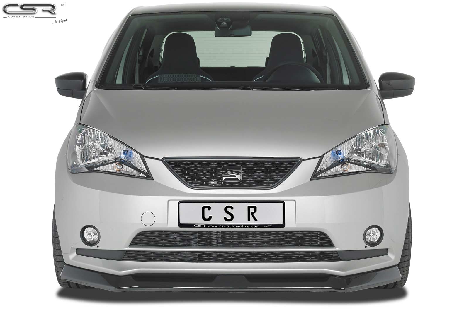 Lame de parechoc avant pour Seat Mii (depuis 2011) - Fabriqué en ABS (6 finitions au choix)