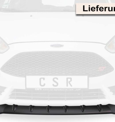 Lame de parechoc avant pour Ford Fiesta MK7 ST facelift (01/2013-04/2017) - Fabriqué en ABS (6 finitions au choix)