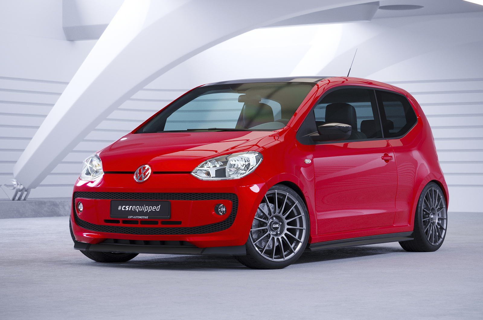 Lame de parechoc avant pour VW up! préfacelift (2011-2016) - Fabriqué en ABS (6 finitions au choix)