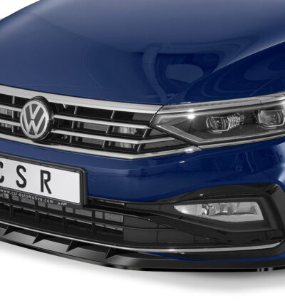 Lame de parechoc avant pour VW Passat B8 Typ 3G R-Line (07/2014-06/2019) - Fabriqué en ABS (6 finitions au choix)