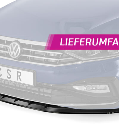 Lame de parechoc avant pour VW Passat B8 Typ 3G R-Line (07/2014-06/2019) - Fabriqué en ABS (6 finitions au choix)
