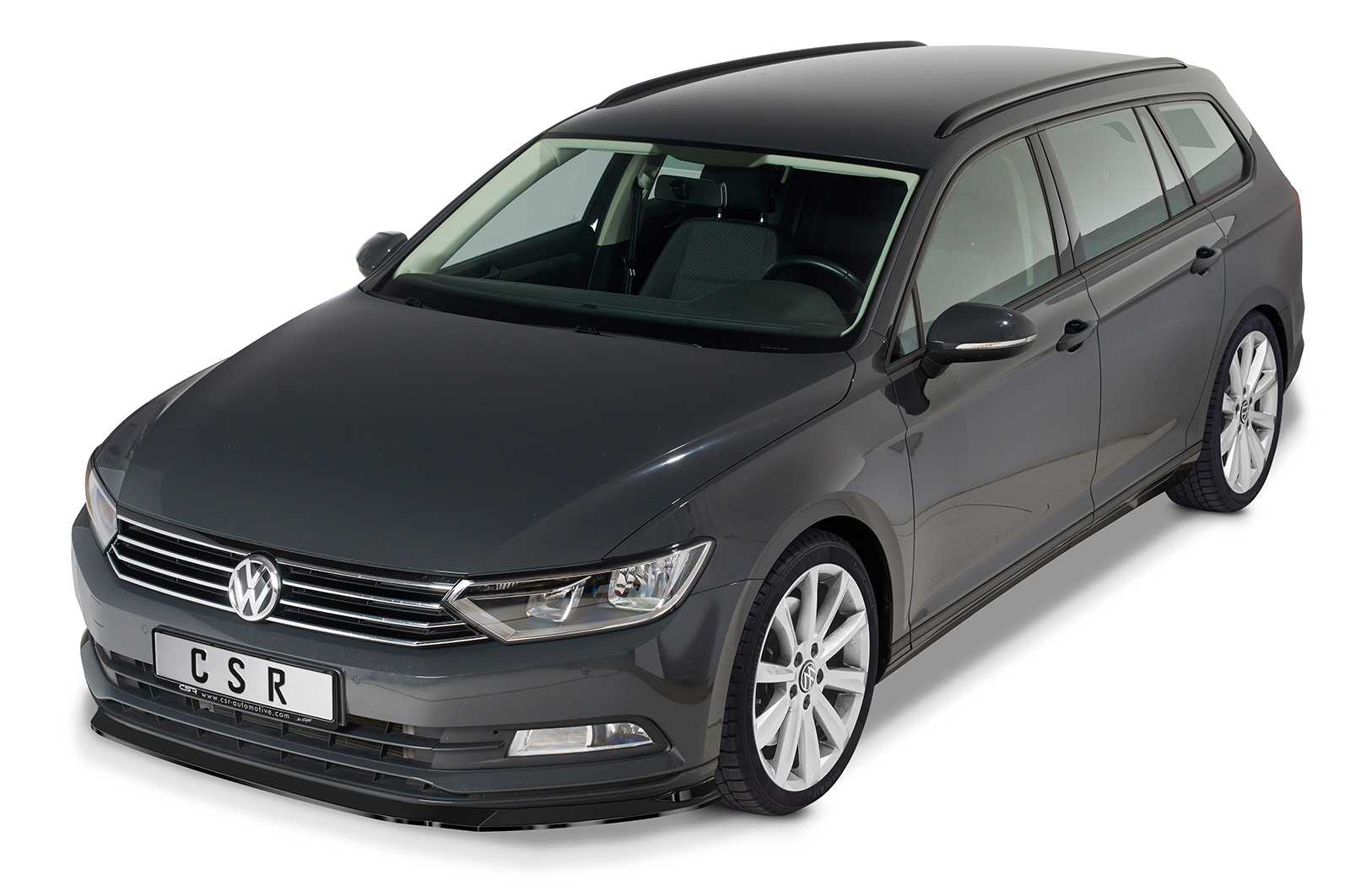 Lame de parechoc avant pour VW Passat B8 Typ 3G sauf R-Line / GTE (07/2014-06/2019) - Fabriqué en ABS (6 finitions au choix)