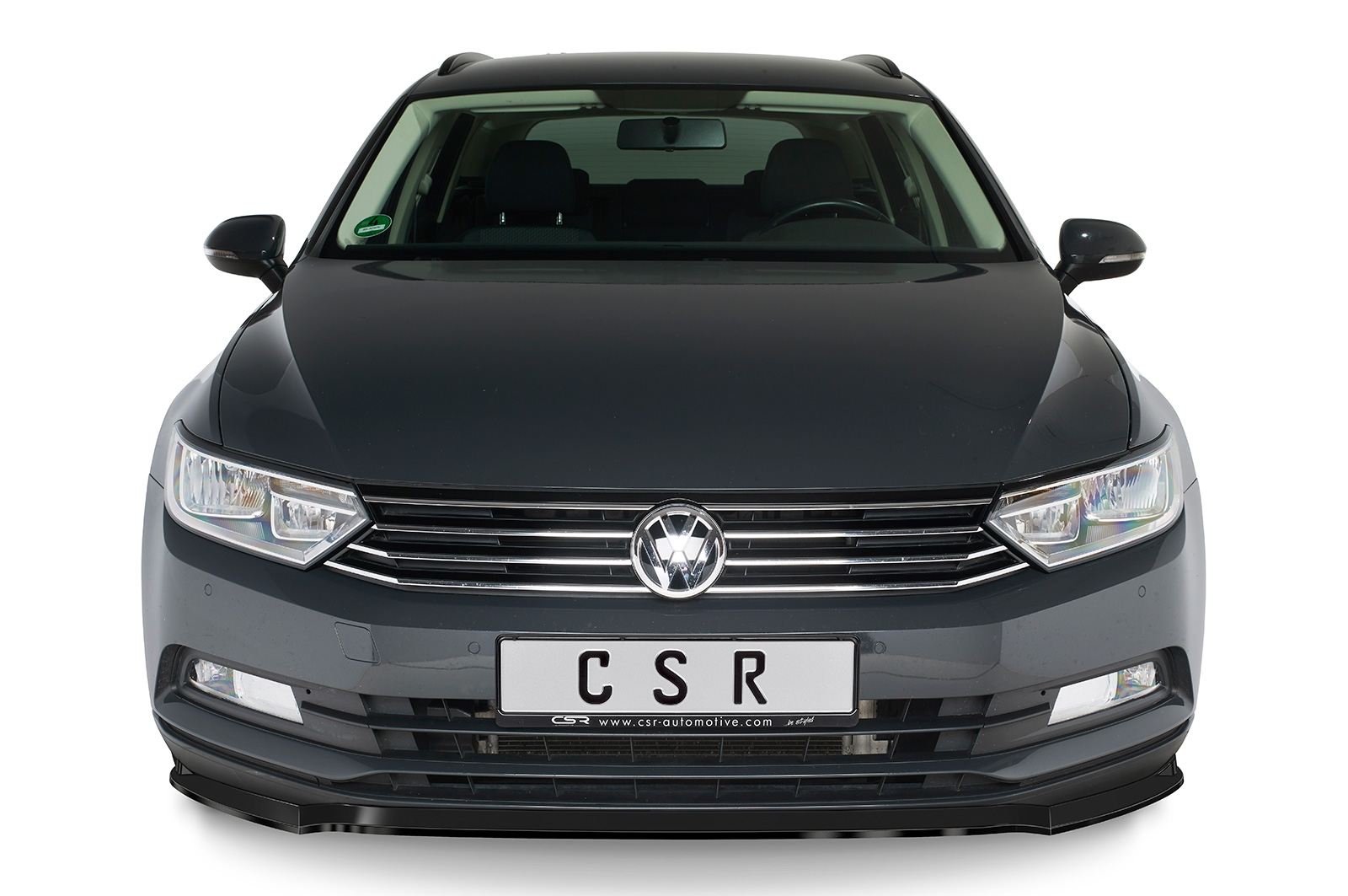 Lame de parechoc avant pour VW Passat B8 Typ 3G sauf R-Line / GTE (07/2014-06/2019) - Fabriqué en ABS (6 finitions au choix)