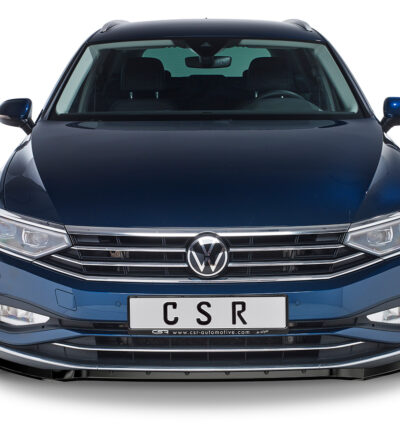 Lame de parechoc avant pour VW Passat B8 Typ 3G facelift / finition de base / sauf R-Line (depuis 06/2019) - Fabriqué en ABS (6 finitions au choix)