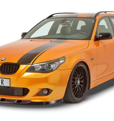 Lame de parechoc avant pour BMW Série 5 E60 / E61 avec Pack M (06/2003-05/2010) - Fabriqué en ABS (6 finitions au choix)