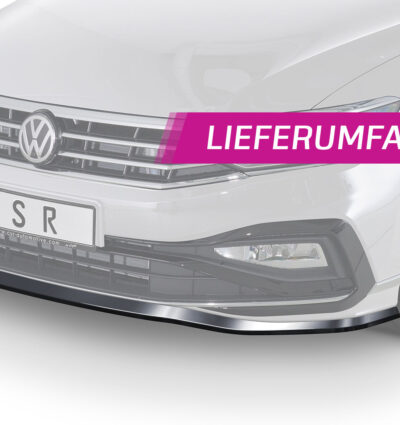 Lame de parechoc avant pour VW Passat B8 Typ 3G R-Line facelift (depuis 2019) - Fabriqué en ABS (6 finitions au choix)