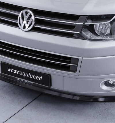 Lame de parechoc avant pour VW T5 1. facelift (09/2009-07/2015) - Fabriqué en ABS (6 finitions au choix)
