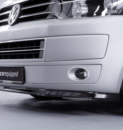 Lame de parechoc avant pour VW T5 1. facelift (09/2009-07/2015) - Fabriqué en ABS (6 finitions au choix)