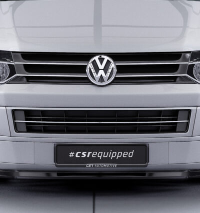 Lame de parechoc avant pour VW T5 1. facelift (09/2009-07/2015) - Fabriqué en ABS (6 finitions au choix)