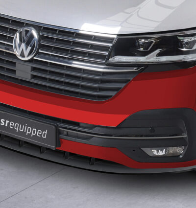 Lame de parechoc avant pour VW T6.1 3. facelift (depuis 2019) - Fabriqué en ABS (6 finitions au choix)