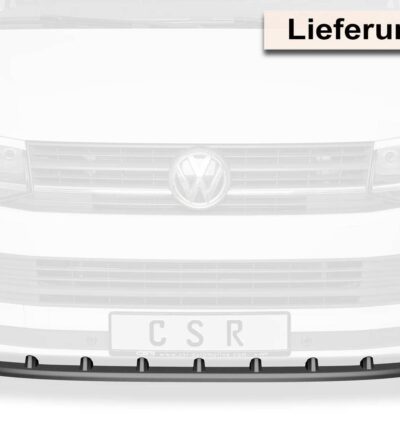 Lame de parechoc avant pour VW T6 2. facelift (2015-2019) - Fabriqué en ABS (6 finitions au choix)