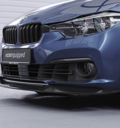 Lame de parechoc avant pour BMW Série 3 F30 / F31 facelift (07/2015-2019) - Fabriqué en ABS (6 finitions au choix)