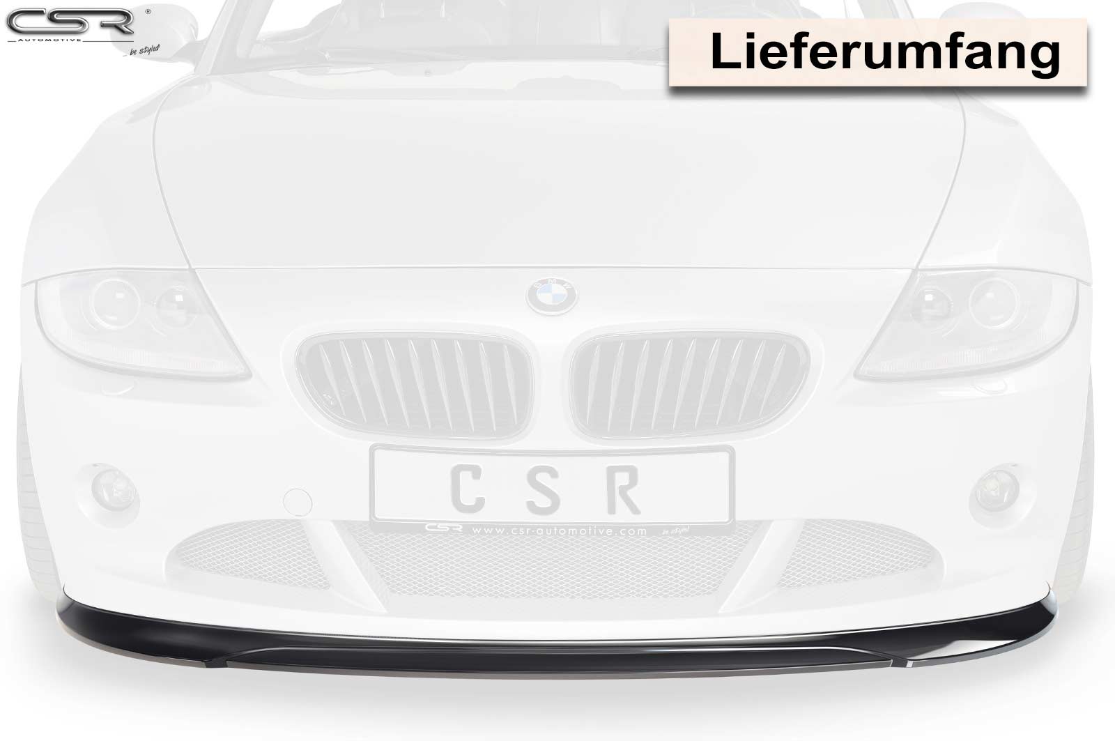 Lame de parechoc avant pour BMW E85 Aerodynamik-Paket (2002-2008) - Fabriqué en ABS (6 finitions au choix)