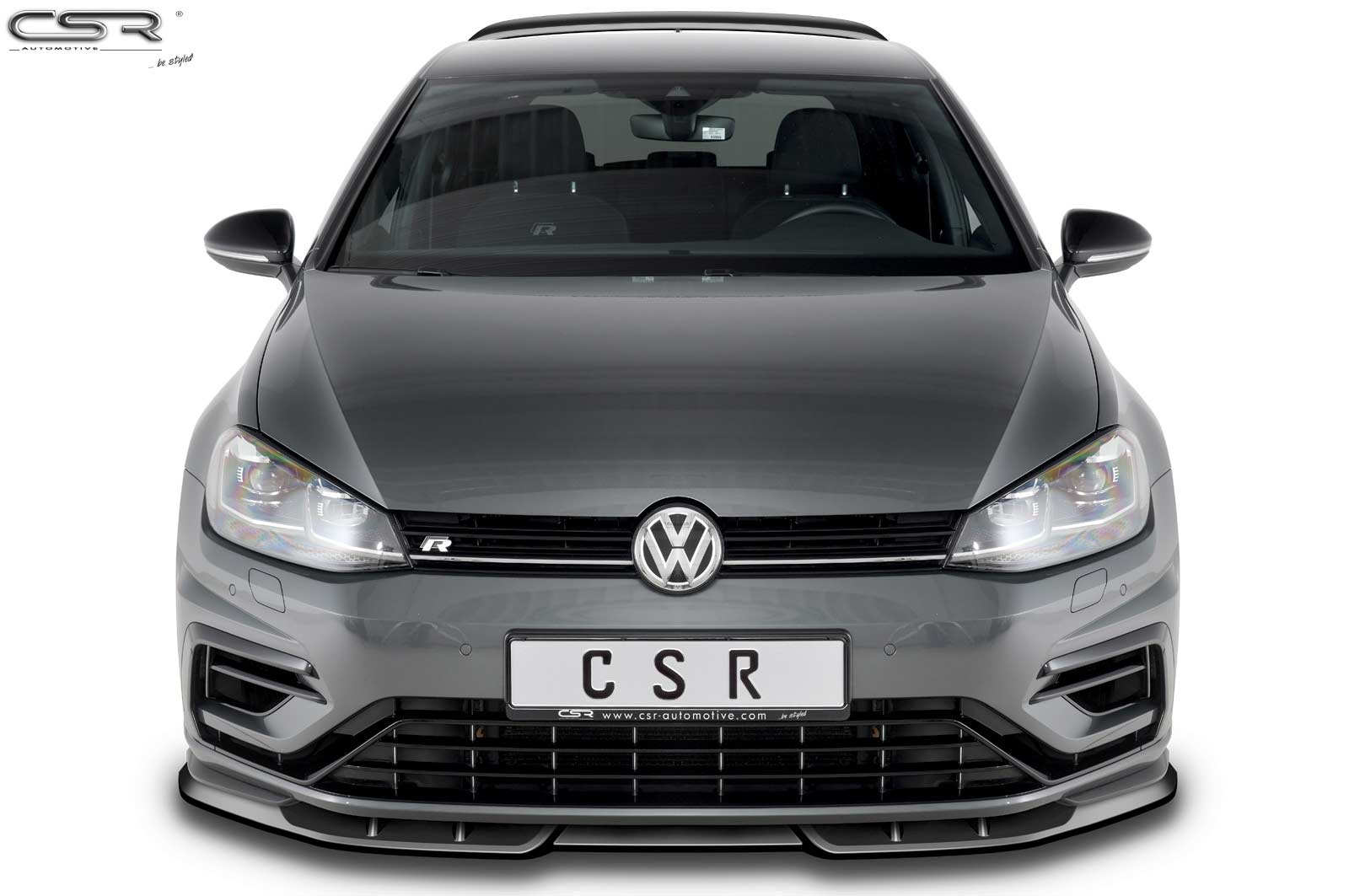 Lame de parechoc avant pour VW Golf 7 R facelift (depuis 2017) - Fabriqué en ABS (6 finitions au choix)