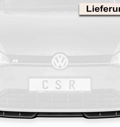 Lame de parechoc avant pour VW Golf 7 R facelift (depuis 2017) - Fabriqué en ABS (6 finitions au choix)