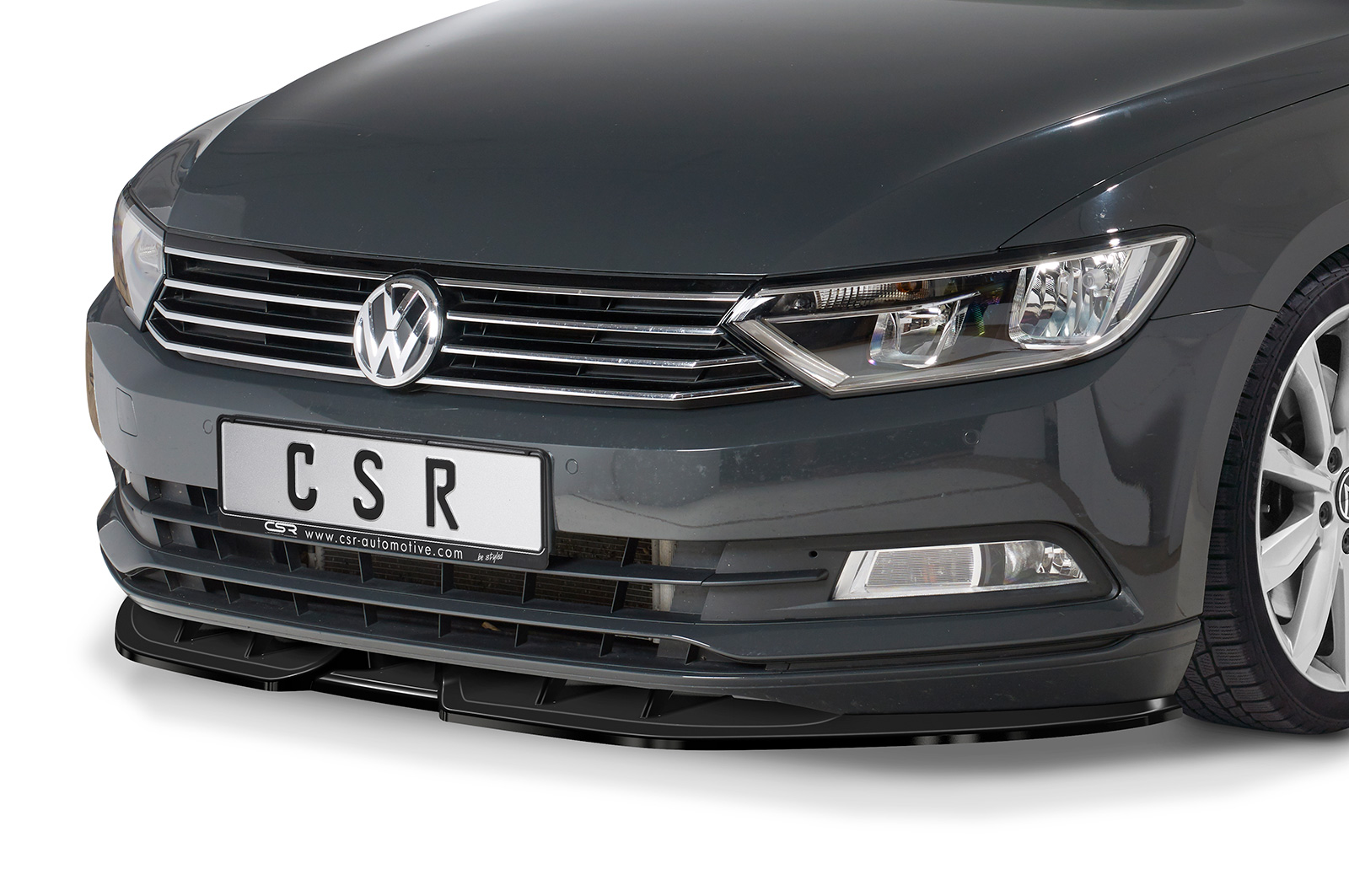 Lame de parechoc avant pour VW Passat B8 Typ 3G préfacelift / finition de base / sauf R-Line (07/2014-06/2019) - Fabriqué en ABS (6 finitions au choix)