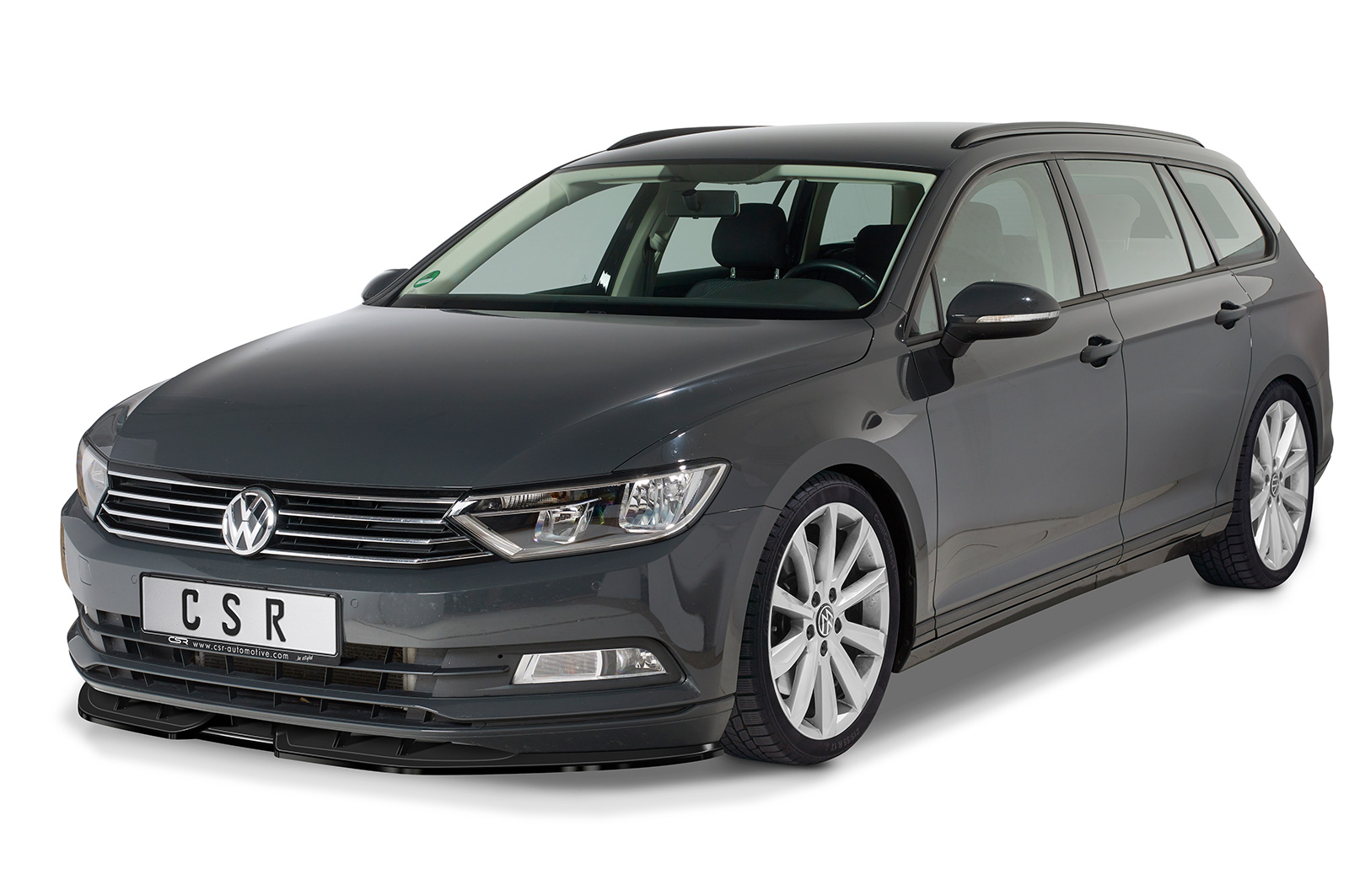 Lame de parechoc avant pour VW Passat B8 Typ 3G préfacelift / finition de base / sauf R-Line (07/2014-06/2019) - Fabriqué en ABS (6 finitions au choix)