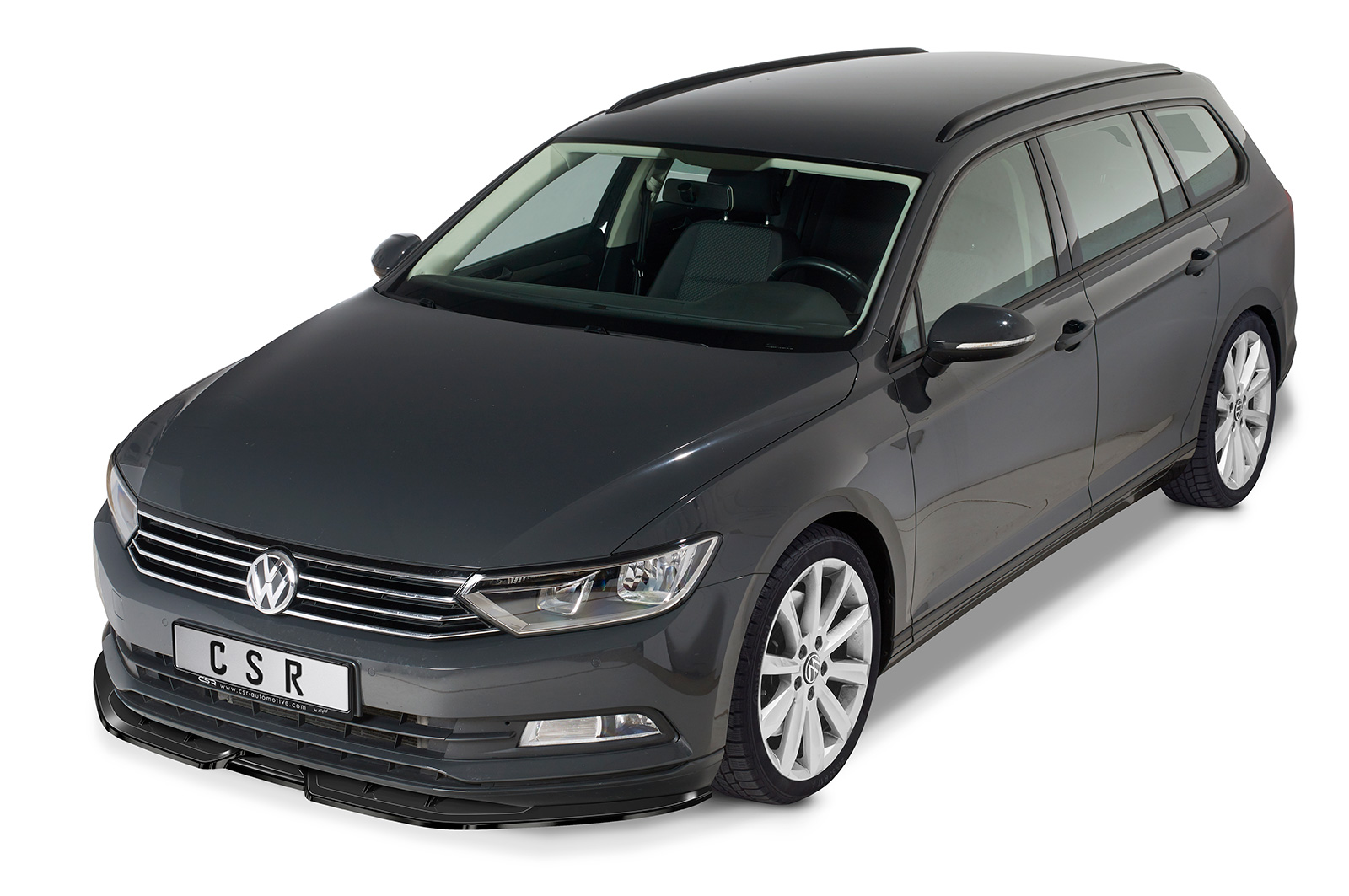 Lame de parechoc avant pour VW Passat B8 Typ 3G préfacelift / finition de base / sauf R-Line (07/2014-06/2019) - Fabriqué en ABS (6 finitions au choix)