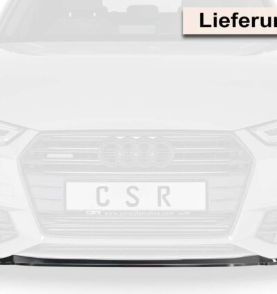 Lame de parechoc avant pour Audi A4 B9 (Typ 8W) S-Line / S4 B9 (Typ 8W) préfacelift (2015-08/2018) - Fabriqué en ABS (6 finitions au choix)