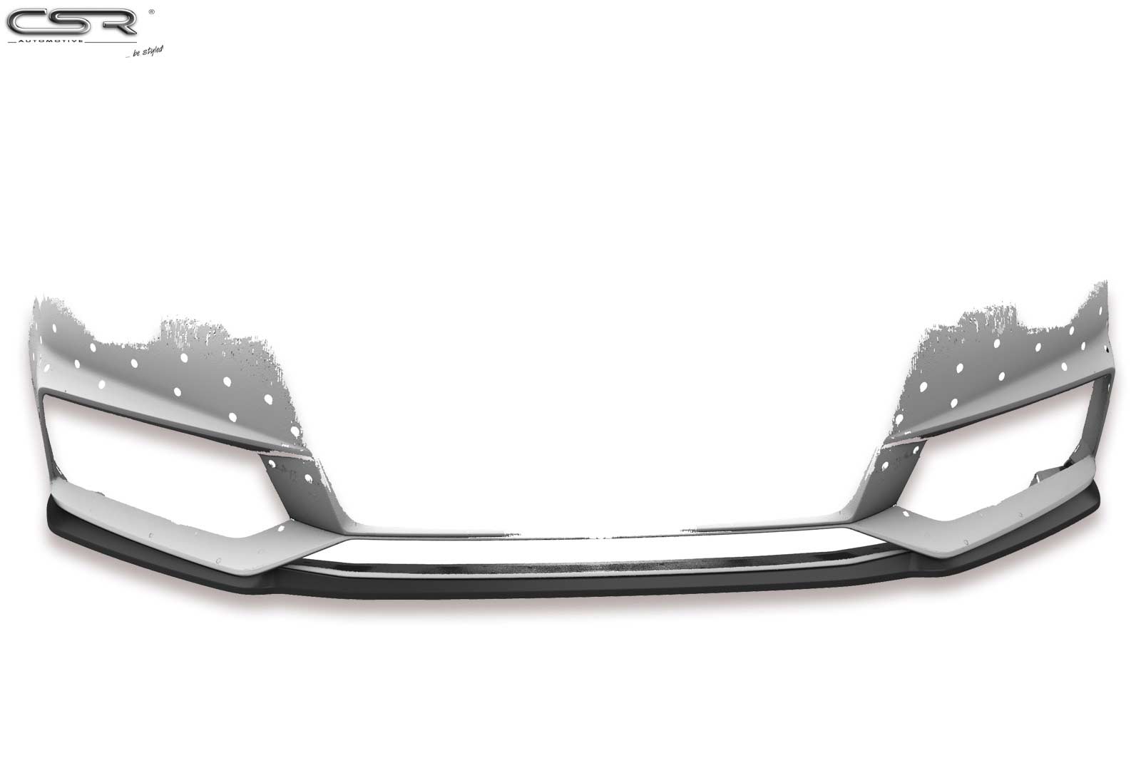 Lame de parechoc avant pour Audi A4 B9 (Typ 8W) S-Line / S4 B9 (Typ 8W) préfacelift (2015-08/2018) - Fabriqué en ABS (6 finitions au choix)