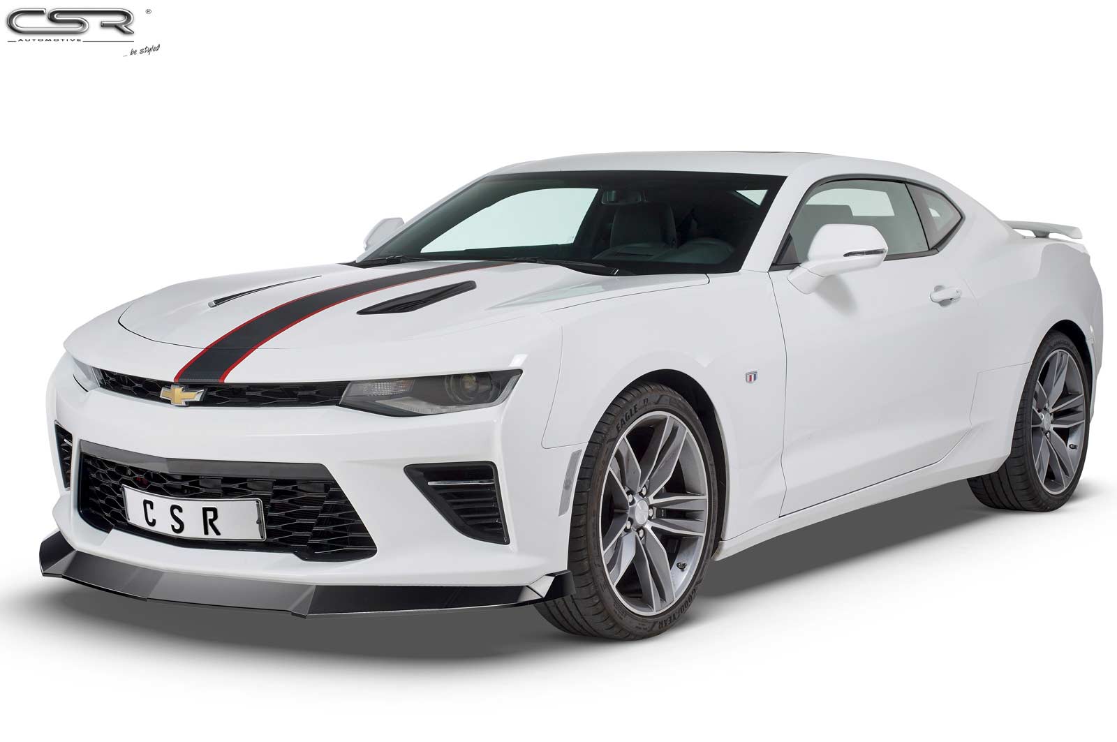 Lame de parechoc avant pour Chevrolet Camaro 6 SS (2016-2018) - Fabriqué en ABS (6 finitions au choix)