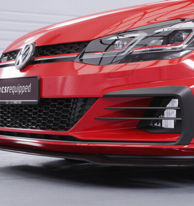 Lame de parechoc avant pour VW Golf 7 GTI / GTD / R-Line facelift (depuis 2017) - Fabriqué en ABS (6 finitions au choix)