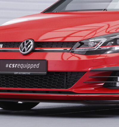 Lame de parechoc avant pour VW Golf 7 GTI / GTD / R-Line facelift (depuis 2017) - Fabriqué en ABS (6 finitions au choix)