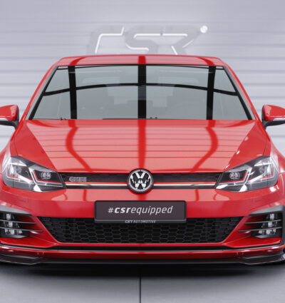 Lame de parechoc avant pour VW Golf 7 GTI / GTD / R-Line facelift (depuis 2017) - Fabriqué en ABS (6 finitions au choix)