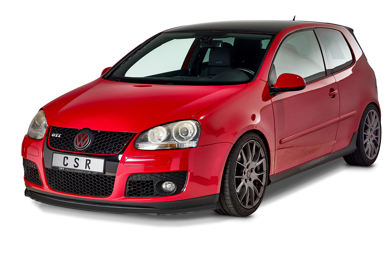 Lame de parechoc avant pour VW Golf V GTI / GT (09/2004-06/2008) - Fabriqué en ABS (6 finitions au choix)