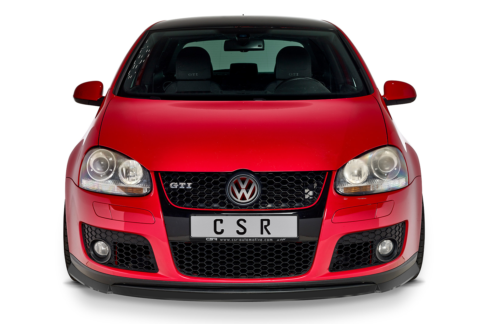 Lame de parechoc avant pour VW Golf V GTI / GT (09/2004-06/2008) - Fabriqué en ABS (6 finitions au choix)